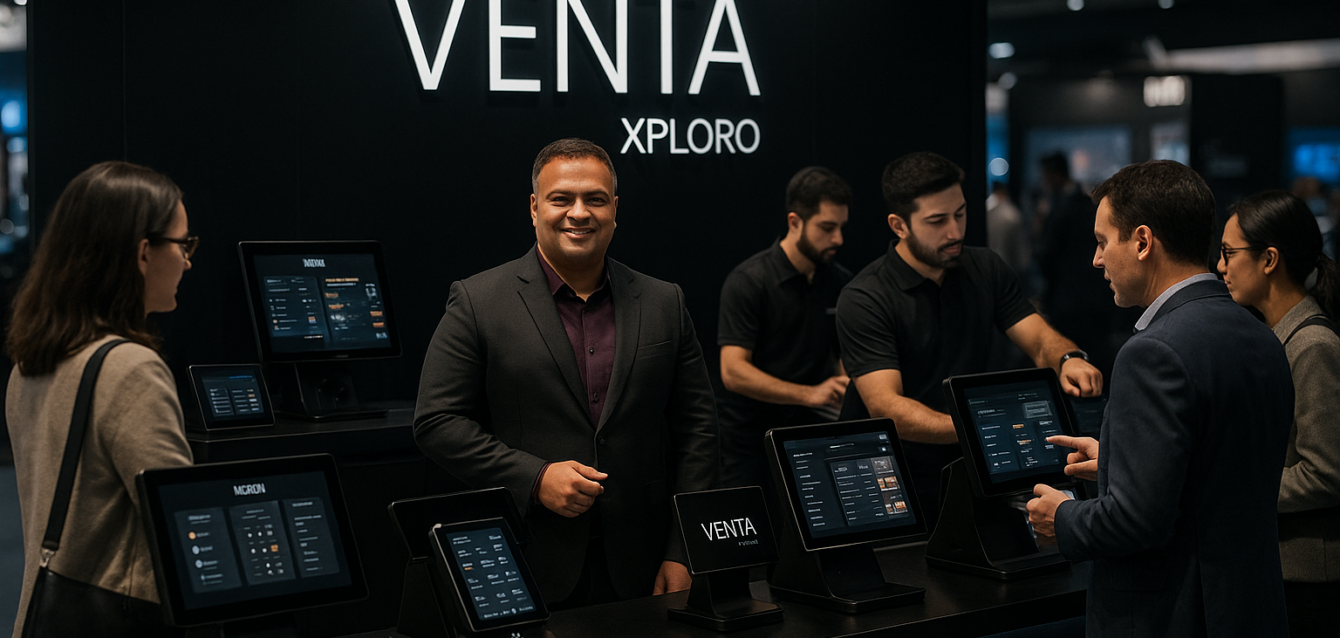 Venta Xploro POS platform for restaurants and retail